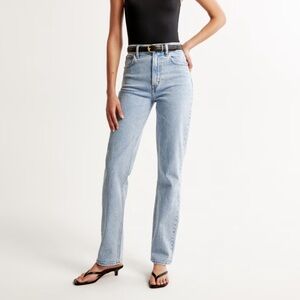 Abercrombie Ultra High Rise 90s Straight Jean